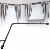 Nicecho L Shape Heavy Duty window Curtain Rod adjust to