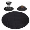BBQ Mat Round 2 Layers Silicone Coated Fiberglass Cloth Fireproof