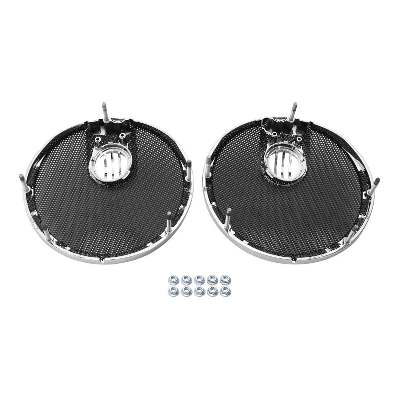 TCMT 6.5" Saddlebag Speaker Lid Grills Fit For Indian Chieftain