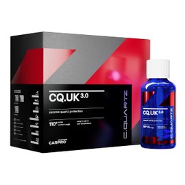 CARPRO CQUARTZ UK 3.0 - Ceramic Coating for Cars, Quartz Based Nanotechnology, Bonds to Paint, Glass, Metal and Plastic - (50ml Kit)