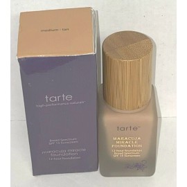 Tarte Maracuja Miracle Foundation 12Hour Foundation Spf 15 Medium-Tan Bnib