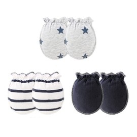 Unisex Baby Cotton Scratch Mittens For Newborn Baby Boys Girls Mittens Accessory 0-6 Months