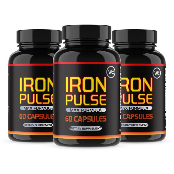 Iron Pulse (3 Pack) Iron Pulse Max Formula Pills for
