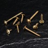 #8 x 1" Wood Screw 100Pcs Alloy Steel Standard Thread