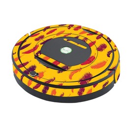MightySkins Skin Compatible with iRobot Roomba 770 Robot Vacuum - Feathers | Protective, Durable, and Unique Vinyl Decal wrap Cover | Easy to Apply, Remove, and Change Styles | Made in The USA