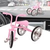 Pink Look Toy Tricycle Model Simulated Design Tricycle Ornament Wear