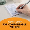 BIC Round Stic Grip Xtra Comfort Black Ballpoint Pens, Medium