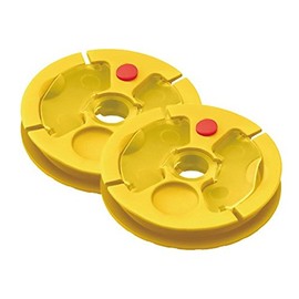 Shimano CS-311L Sweetfish Rotating Roll R Replacement Spool (2 Pieces), Yellow
