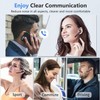 Bruggex Wireless Bluetooth 5.3 Earpiece Noise Cancelling Trucker Headset Dual