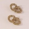 Rhinestone Big Chain Dangle Earrings for Women Fashion Lightweight Exaggerated