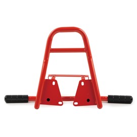 Mokuo Iron Manned Motorcycle Stunt Rear Luggage with CNC Removable Perform Bar Fit for Honda Grom MSX 125 SF 2013-2016,Red