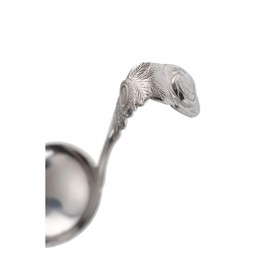 GRÄWE East Frisian Curved Cream Spoon Large Rose Decor