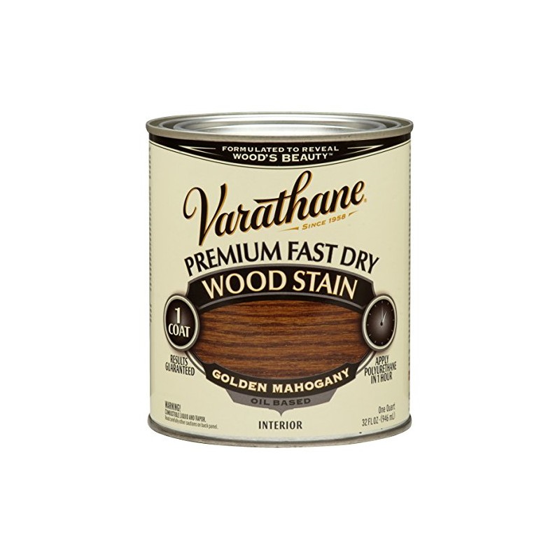 Rust-Oleum 262014 Golden Mahogany Varathane Premium Fast Dry Wood Stain,