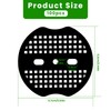 100 Pcs Garden Staples Plastic Buffer Washer, Weed Barrier Fabric