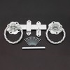 Infinity Decor 6” 150mm Heavy Duty Twisted Ring Rustproof Gate