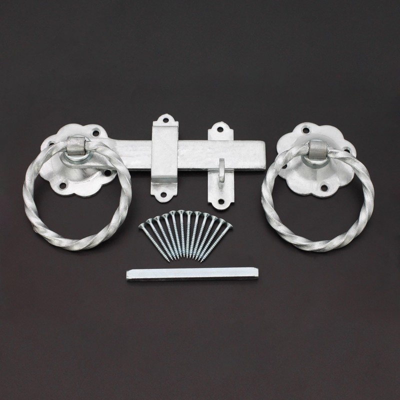 Infinity Decor 6” 150mm Heavy Duty Twisted Ring Rustproof Gate