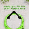 BDJSN Industrial Style Hose Holder, Wall Mounted Water Pipe Storage
