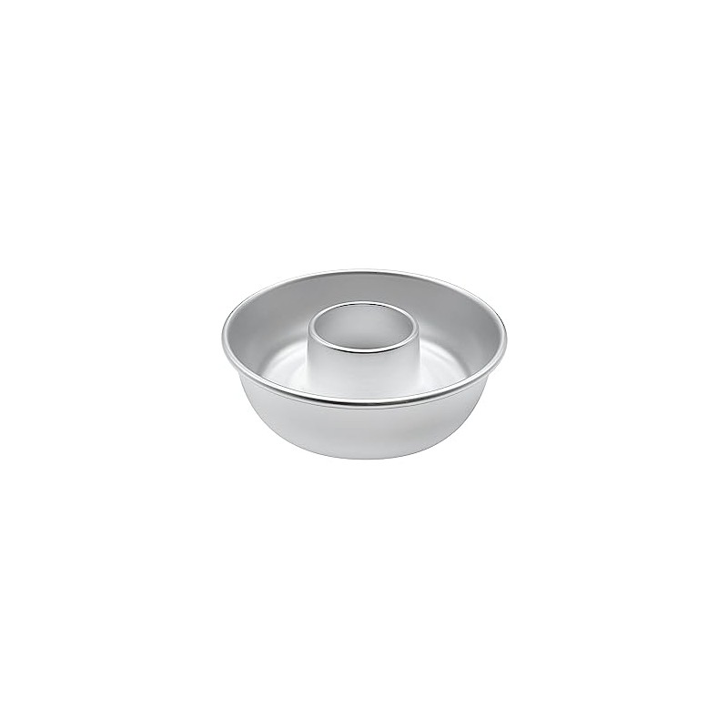 Pentole Agnelli COAL3730 Donutform mit Rohr, aus Aluminium, Silber, 30