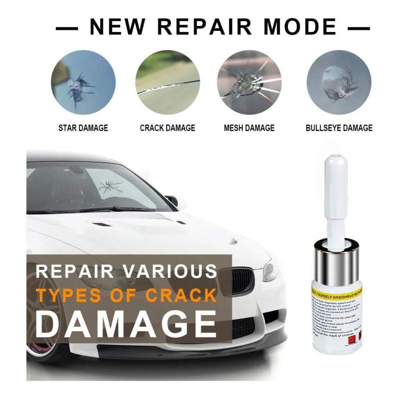 Kit Resina Reparacion Parabrisas Automovil 2pzs
