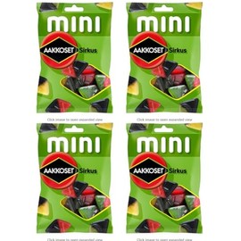 Cloetta Malaco Aakkoset Sirkus Mini Rubbery 4 Pack of 120 g