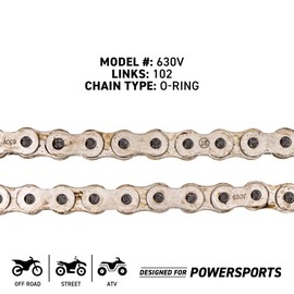 NICHE 630 Drive Chain 102 Links O-Ring with Connecting Master Link for Motorcycle ATV Dirt Bike