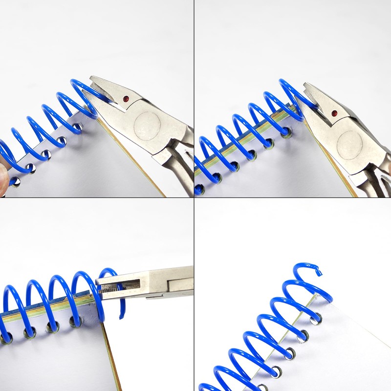 RAYSON Plastic Spiral Binding Coils, 50 Sheets, 3:1 Pitch, 9.5mm,