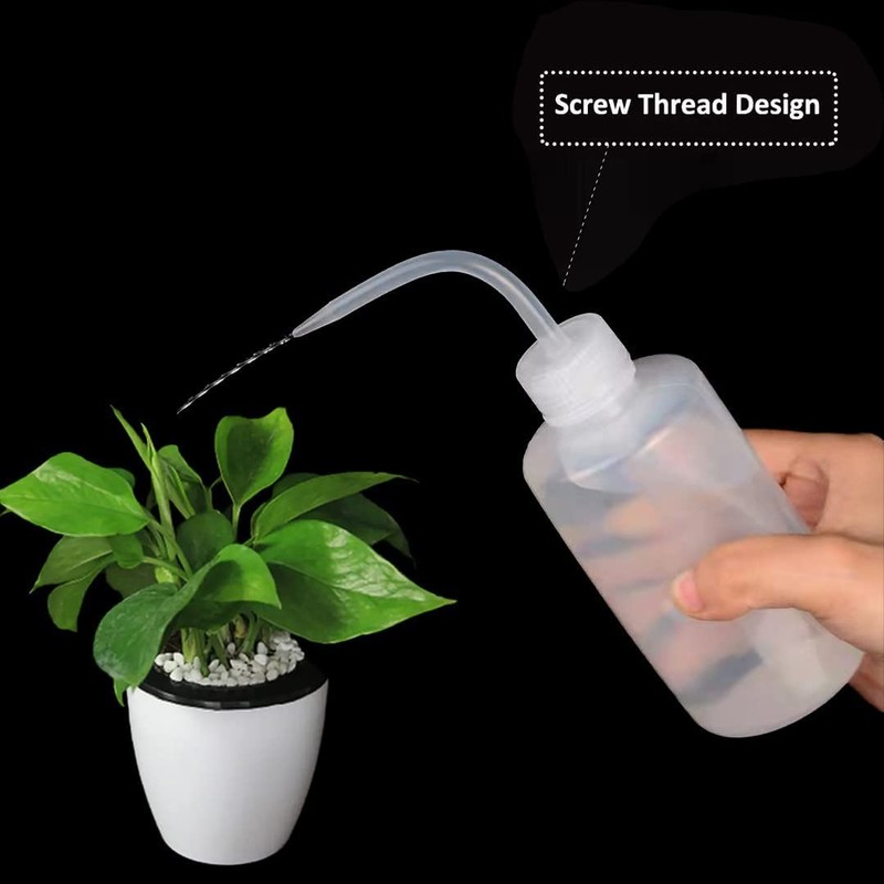 Wash Bottle 2pcs 250ml/8oz Safety Watering Tools, Economy Plastic Squeeze