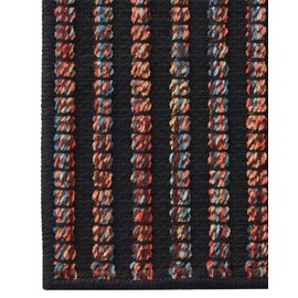 Color&Geometry Stripe Design Door Mat Inside Entrance 24"x36", Ultra Non Slip TPE Backed Dirt Trapper, Low Profile Thin Welcome Doormat, Dirt Resist, Easy Clean Entry Mats for Entryway, Patio, Hallway