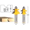 YONICO Router Bits Set Tongue and Groove Flooring 2 Bit
