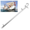 Boat Flag Pole Beautiful Practical Polishing Stainless Steel Rail Mount