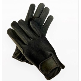 Ladies Equestrian Gloves All Sports Outdoor Sports Gloves Horse Riding (Black, Large)
