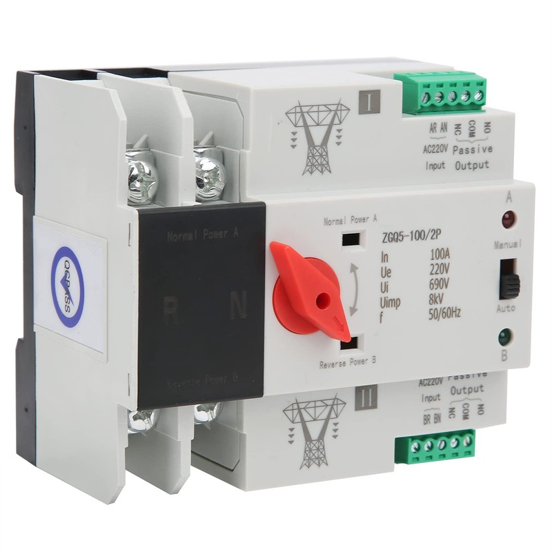 Automatic Transfer Switch ZGQ5-100 2P, Double Power Transmission Switch Automatic