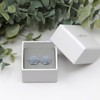 Pretty Smart Succulent Earrings Hypoallergenic for Sensitive Ears (Blue/Grey)