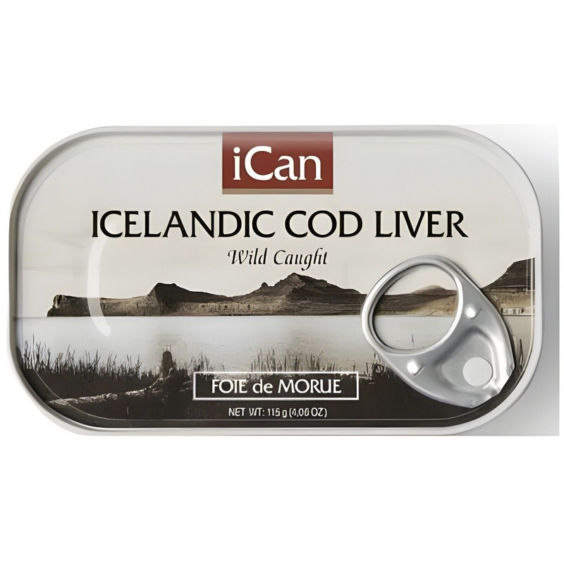 iCan (3 PACK) COD LIVER iCan ICELANDIC COD LIVER WILD