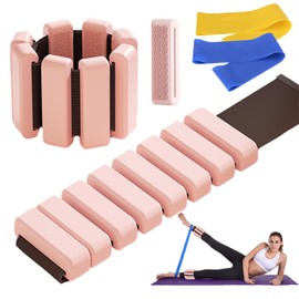 Lumewave Pesas Para Tobillos Para Hombres y Mujeres, Brazalete Con Peso Ajustable Para Muñeca Para Entrenamiento En Casa, Caminar, Correr, Viajar, Pilates, Yoga, Ejercicio, Barre, Entrenamiento De Fuerza. Juego De 2 (0.75 lb Cada Uno)