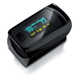 CSL-Computer Medicinalis - Finger Pulse Oximeter, Pulse Oximeter, Measurement of Oxygen Saturation (SPO₂), Heart Rate (Pulse) and Perfusion Index (PI), Painless Use