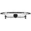 HECASA Front Grille Compatible with 2021-2022 Honda Accord Grill Chrome