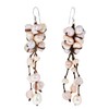 AeraVida Nature Inspired Hanging Cluster of Cultured Freshwater Pink Pearls