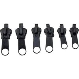 6Pcs Zipper Restoration Kit with Metal Sliders and Teeth, Universal Multi Tool Repair Set for Jackets, Bags and Luggage, Zipper Replacement Tools
