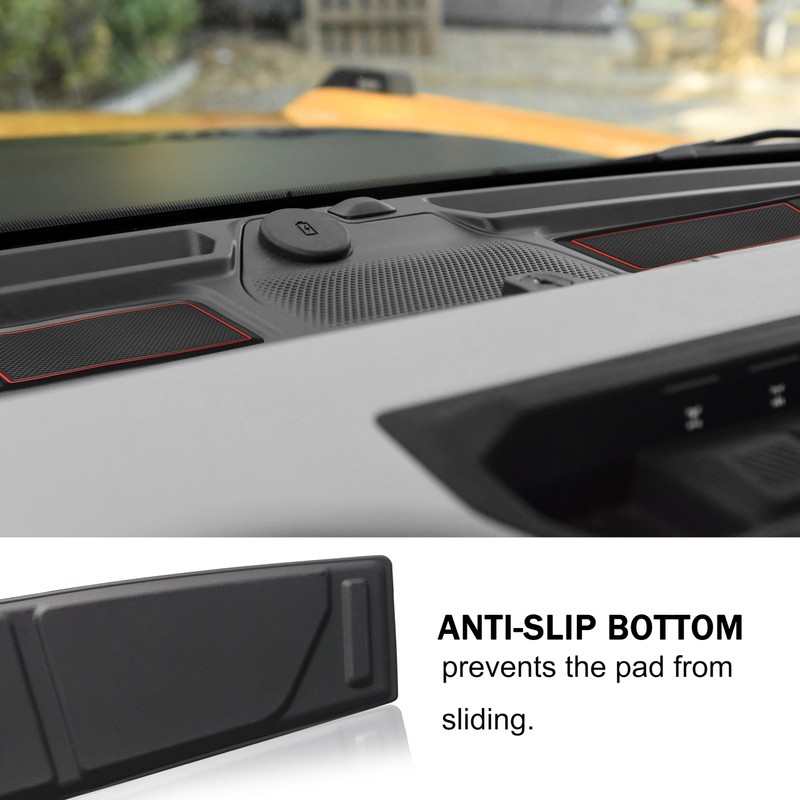 SENSHINE Silicone Dash Dashboard Cover Mat for Ford Bronco Accessories