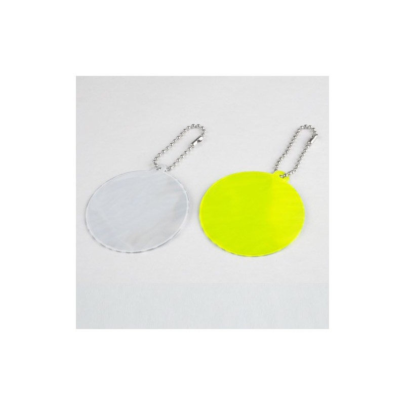 Protect Yourself from Car. High Brightness Reflective Sheet Reflective Keychain