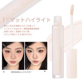 FOMIX Highlighter 3D Creation Shading Highlights Liquid Stick Contour Concealer Natural Makeup -01#+02#