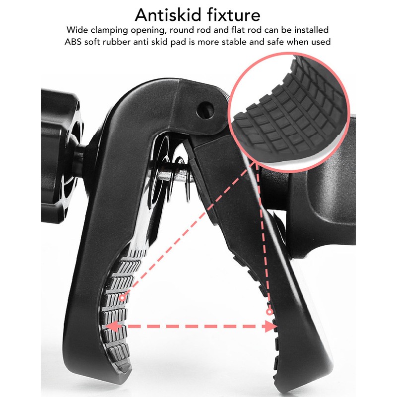 Stroller Phone Holder 360° Rotation Bike Phone Mount Antiskid for