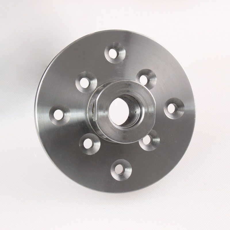 Hurricane Turning Tools, 4" Steel Lathe Faceplate, 3/4" x 16TPI