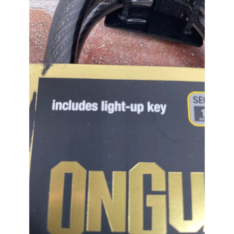 OnGuard One Mean Lock 6’ Straight Key Locking Cable. W/Light