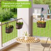 2Pack Wood Fence planters Window boxes planters Railing planter box