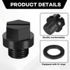 4pcs SPX1700FG Pool Pump Pipe Plug with 4pcs Gasket Replacements,