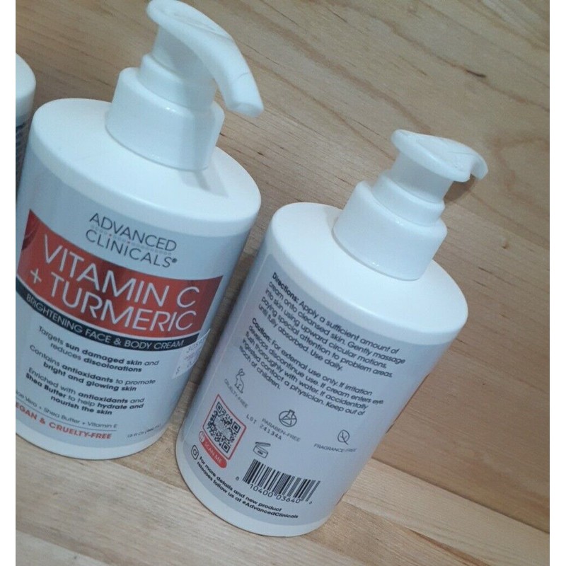 Advanced Clinicals 2 JUGS: Advanced Clinicals Vitamin C + Turmeric