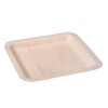 GRÄWE Disposable Plates Set - Wooden Plates, 25 Pieces, 21