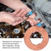 Flat Gasket, Copper Washer Kit, Strong Electrical Conductivity, 50 Pieces